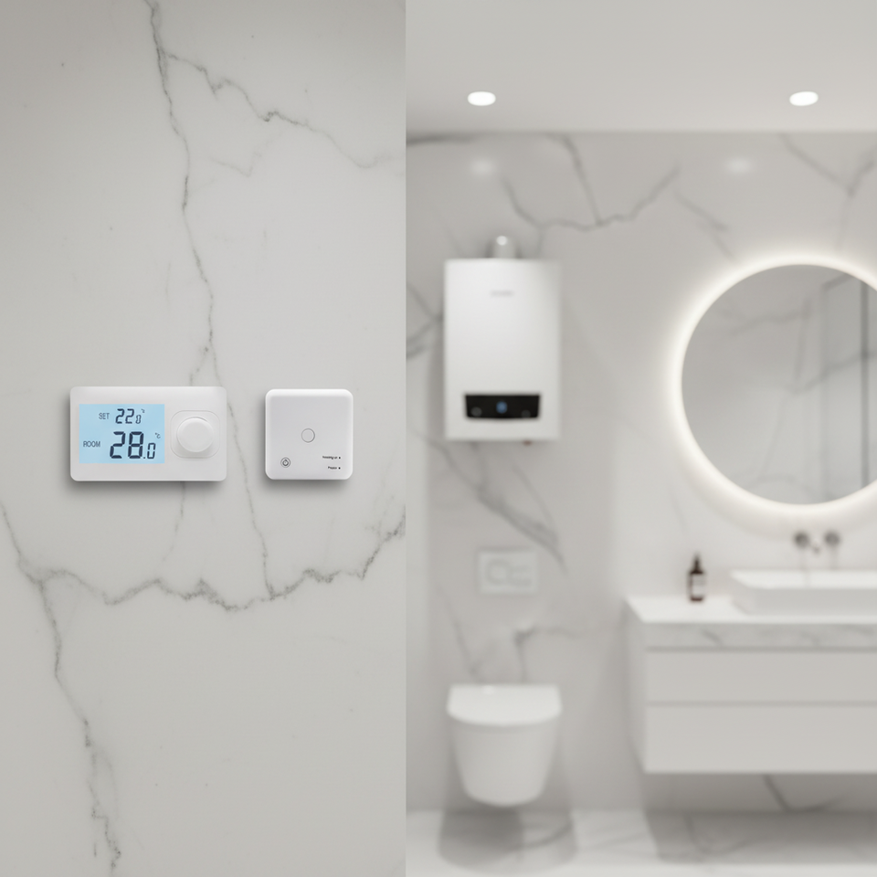 Zigbee智能溫控器 無線房間恆溫器 220V 酒店公寓地暖溫控面板