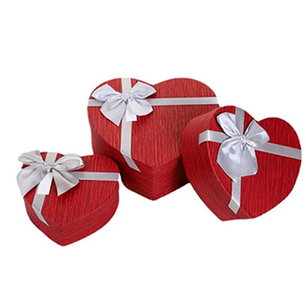 White hexagonal gift box with hand gift flip gift box