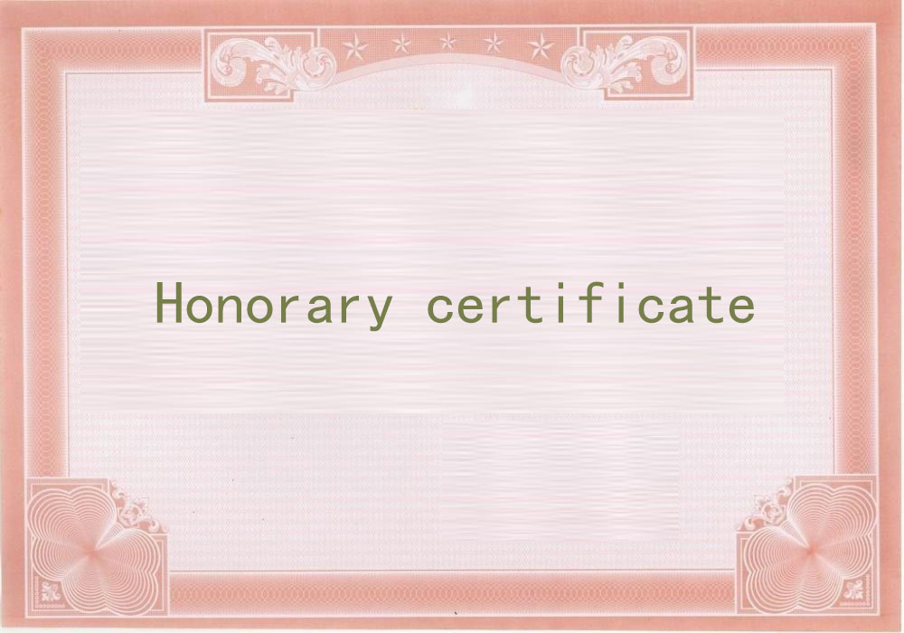 Certificado de Honor IV