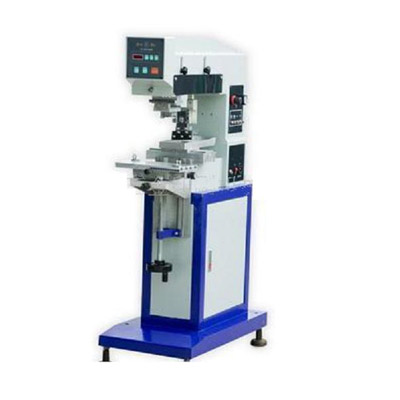 Two-color pad printing machine with conveyor