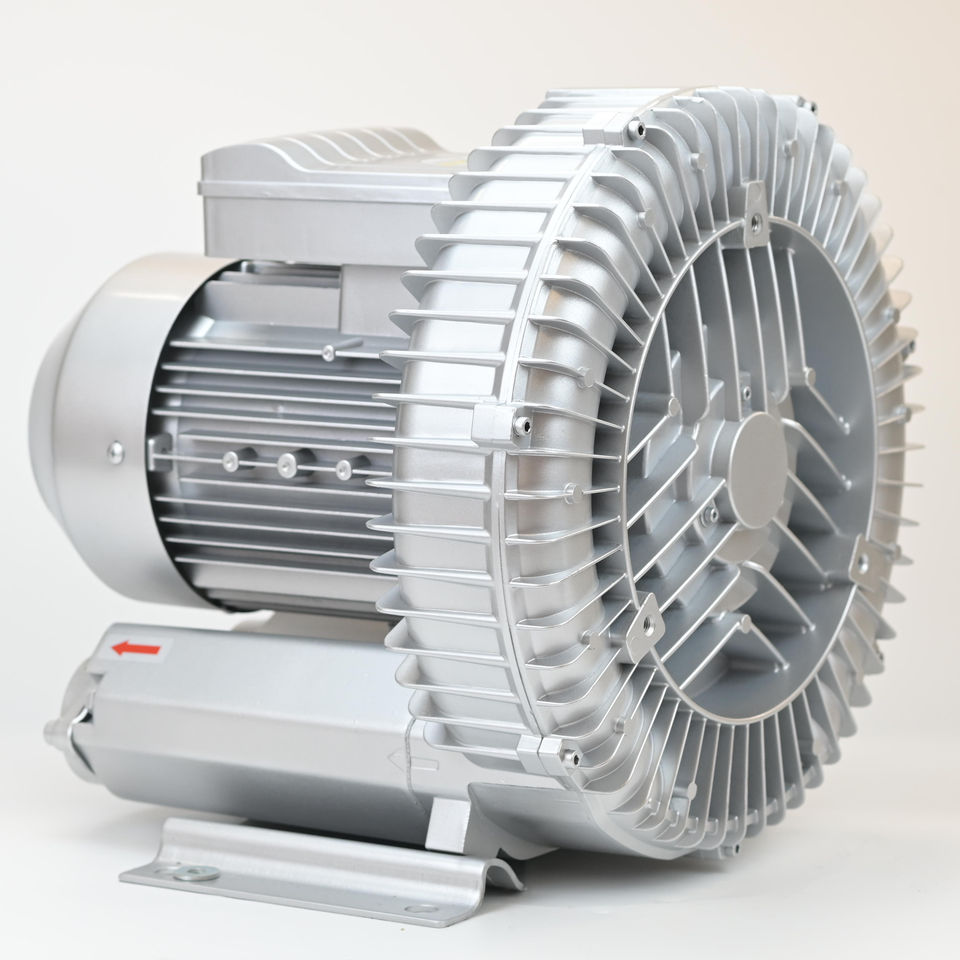 2.2kW single-phase side-flow blower 220V annular high-pressure fan, sewage treatment aeration and ventilation equipment