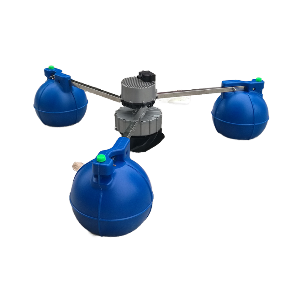 High-power automatic fish pond aerator, energy-saving 220V aerator pump, high-frequency water treatment equipment