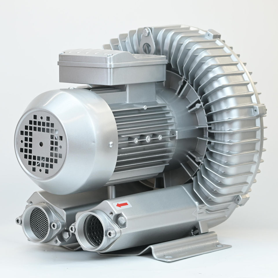 2.2kW single-phase side-flow blower 220V annular high-pressure fan, sewage treatment aeration and ventilation equipment