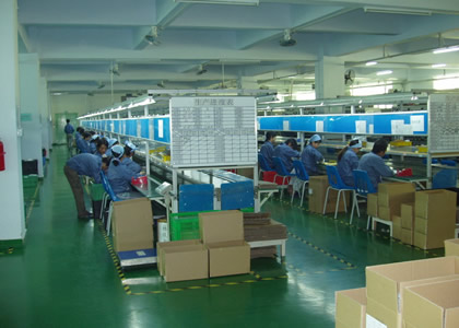 Company production workshop - employee w